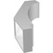 Ekena Millwork 5 1/2-in. W x 12-in. D x 24-in. H Imperial Architectural Grade PVC Knee Brace BRCP055X12X24IMP - alternate 2
